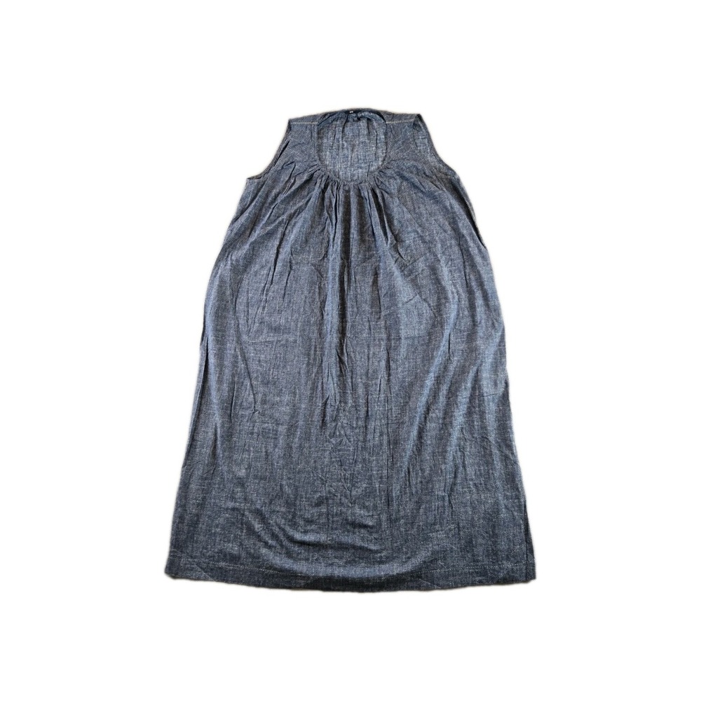 45Rpm 45R Dress Size OS Indigo Dye OX Sleeveless‎ Denim Chambray Made Japan NWT